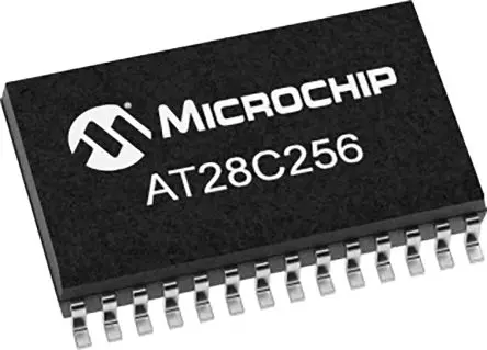 Produktfoto 1 von Microchip 256 kB Paralleles EEPROM, Parallel Interface, SOIC, 150 ns Oberfläche 32K x 8 bit, 32768 x 28-Pin 8