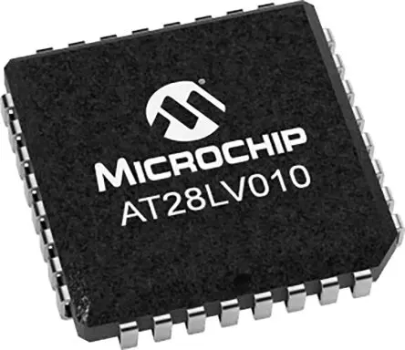 Produktfoto 1 von Microchip 1 MB Paralleles EEPROM, Parallel Interface, PLCC, 200 ns Oberfläche 128K x 8 bit, 131072 x 32-Pin 8