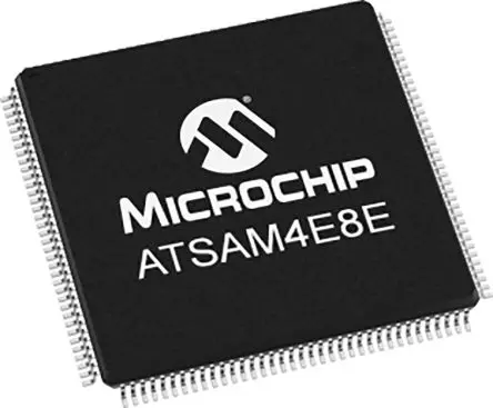 Produktfoto 1 von Microchip Mikrocontroller SAM4E ARM Cortex M4 32 bit Oberfläche 512kB Flash LQFP 144-Pin 120 MHz 128 kB RAM