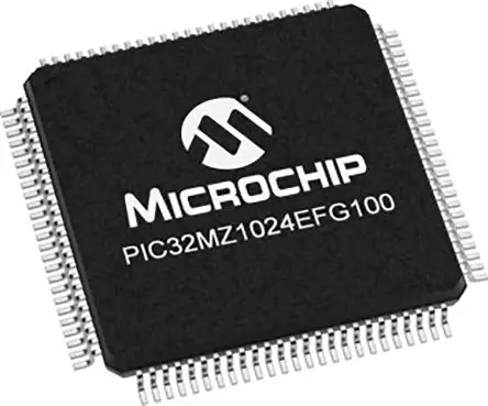 Produktfoto 1 von Microchip Mikrocontroller AEC-Q100 PIC32MZ EF MIPS32 32 bit Oberfläche 1MB Flash TQFP 100-Pin 252 MHz 512 kB RAM