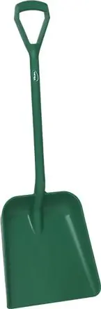 Vikan Polypropylen Rechteckige Schaufel Für Lebensmittelverarbeitung geeignet, 379 x 345 mm, Griff aus Polypropylen,