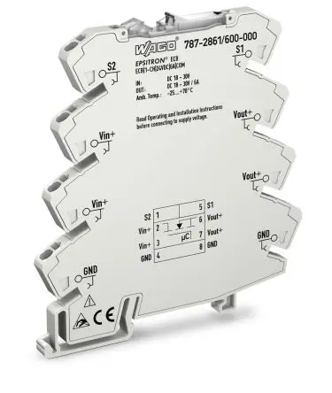 Produktfoto 1 von WAGO EPSITRON EPSITRON Elektronischer Schutzschalter 24V 1, 6A DIN-Hutschiene 15 A L. 94 mm x 6mm