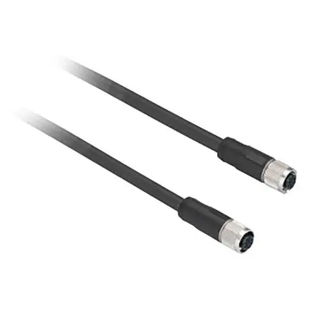 Telemecanique XZCR, 5-polig Sensor-Betätigungselementkabel, Gerade Buchse 5 / M12 Buchse, Länge 5 m