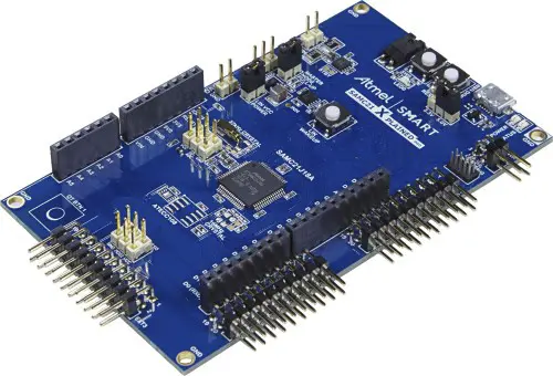 Produktfoto 1 von Microchip Xplained Pro MCU, Evaluierungskit Entwicklungstool Microcontroller Atmel Studio ATSAMC21J18A