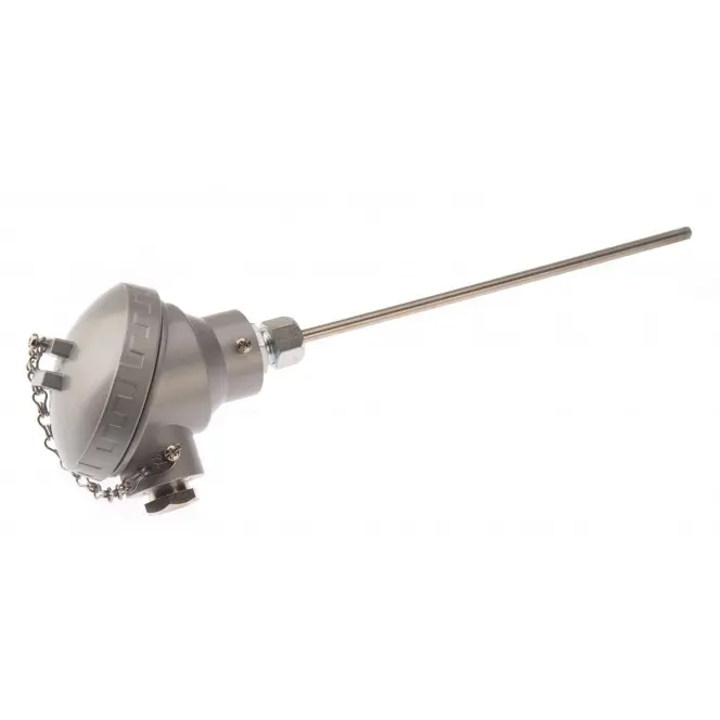 Produktfoto 1 von RS PRO Edelstahl Mineralisoliertes Thermoelement Typ K, Ø 6mm x 150mm → +1100°C