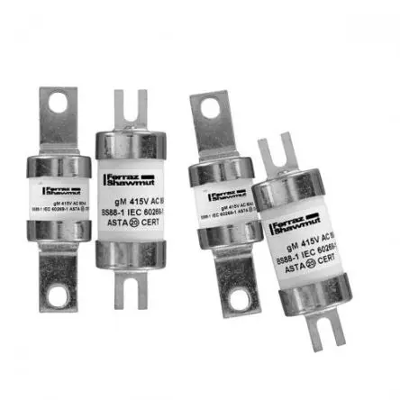Produktfoto 1 von Mersen Sicherung mit Schraublaschen A2, 415 V ac, 250V dc, gM No, Lochabstand 73 mm