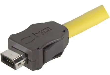 Produktfoto 1 von HARTING 10A-1 Stecker Cat6a IX Industrial Steckverbinder, 1-Port 10-polig Abgeschirmt Kabel Gerade