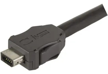 Produktfoto 1 von HARTING 10B-1 Stecker IX Industrial Steckverbinder, 1-Port 10-polig Abgeschirmt Kabel Gerade