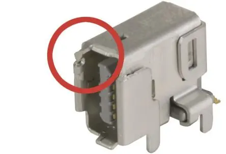 HARTING 10B-1 Buchse IX Industrial Steckverbinder, 1-Port 10-polig Abgeschirmt Leiterplattenmontage Abgewinkelt