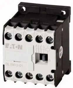 Produktfoto 1 von Eaton DILEM Schütz 230V ac-Spule, 3-polig, 400V ac / 12 A 230V ac 5.5 kW 1 Öffner Motorsteuerung, Widerstandsbelastung