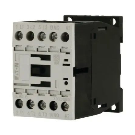 Produktfoto 1 von Eaton DILM12 Schütz 230V ac-Spule, 3-polig, 690V ac / 12 A 230V ac 5.5 kW 3 Schließer Motorsteuerung 1-Hilfskontakte