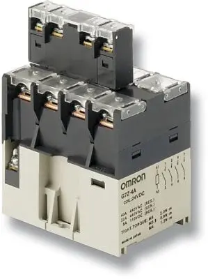 Produktfoto 1 von Omron G7Z Leistungsrelais 24V dc Spule 4 Schließer Fahrgestell 40A 156 Ω 3.7 W