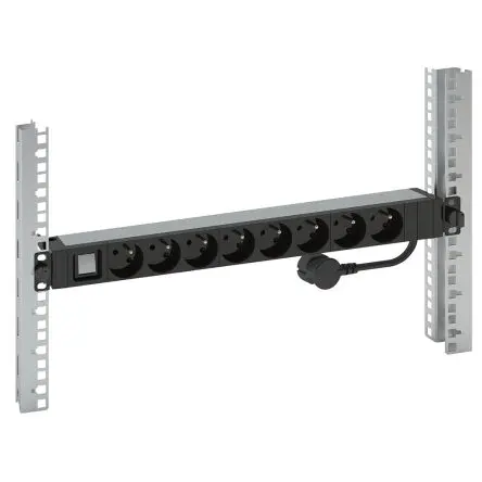 Produktfoto 1 von Legrand Legrand cabling system LCS³ Energy Distribution Typ E Verlängerungskabel Überspannungsschutz, 8-fach 16A Typ E,