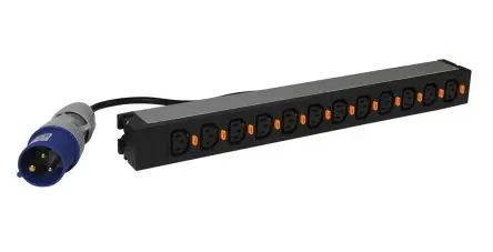Produktfoto 1 von Legrand LCS³ IEC C13 Steckdose und Stromverteilung, 12-fach 16A IEC 60309, 3m Kabel, 230V