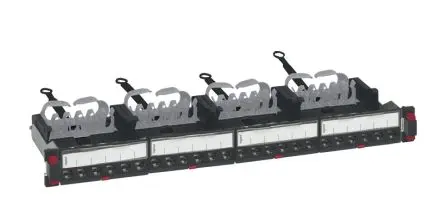 Produktfoto 1 von Legrand LCS�� Serie RJ-Rangierfeld 24 Anschl. RJ45 UTP, 1 U, Gelb