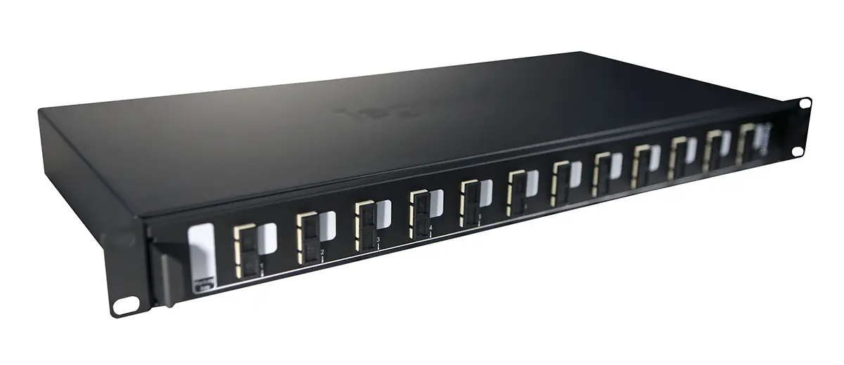 Produktfoto 1 von Legrand LWL-Rangierfeld SC Duplex für 12 Port 24 220 mm Gleitend