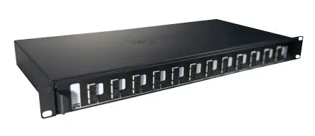 Produktfoto 1 von Legrand LWL-Rangierfeld SC Duplex für 12 Port 24 220 mm Gleitend