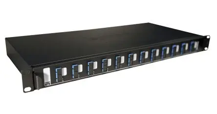 Produktfoto 1 von Legrand LWL-Rangierfeld SC Duplex für 12 Port 24 220 mm Gleitend