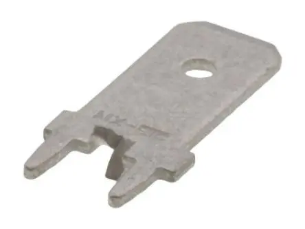 Produktfoto 1 von Molex 19705 Flachsteckhülse, Silber, Unisoliert, 6.35 x 0.81 mm, Stecker