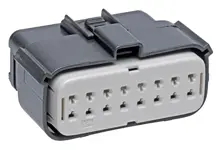 Produktfoto 1 von Molex MX150L Stecker Steckverbindergehäuse 5.84 mm, 16-polig / 2-reihig Gerade, Kabel für Crimp-Buchsenkontakt 19420