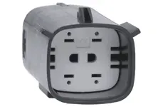 Produktfoto 1 von Molex MX150L Buchse Steckverbindergehäuse 5.84 mm, 4-polig / 2-reihig Gerade, Kabel für Steckeranschluss 19431