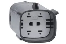 Produktfoto 1 von Molex MX150L Buchse Steckverbindergehäuse 5.84 mm, 4-polig / 2-reihig Gerade, Kabel für Steckeranschluss 19431