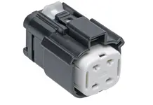 Produktfoto 1 von Molex MX150L Stecker Steckverbindergehäuse 5.84 mm, 4-polig / 2-reihig Gerade, Kabel für Buchsenkontakt 19434