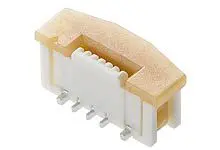 Molex 52559 ZIF, Oberfläche Vertikal FPC-Steckverbinder, 10-polig Buchse / 1-reihig, Raster 0.5 mm, Lot