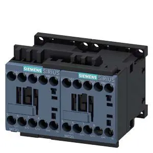 Produktfoto 1 von Siemens 3RA2315 Wendeschütz 230V ac-Spule, 3-polig, 220 V dc, 690V ac / 10 A 230V ac 4 kW 3 Schließer Motorsteuerung,