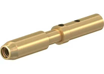 Produktfoto 1 von Staubli Kontakt für robusten Stromversorgungsstecker Buchse 2A, 3 A, 5 A Crimpkontakt 0.25 mm² 0.25 mm² CT-E1-15,