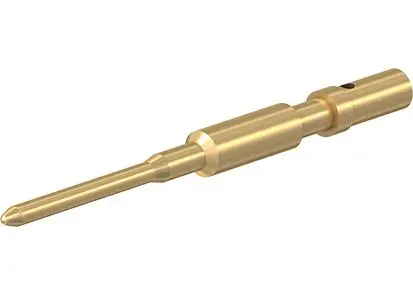 Produktfoto 1 von Staubli Kontakt für robusten Stromversorgungsstecker Stecker 2A, 3 A, 5 A Crimpkontakt 0.25 mm² 0.25 mm² CT-E1-15,