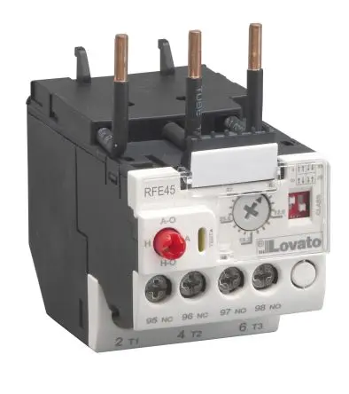 Produktfoto 1 von Lovato RFE Hilfsschütz, 690V 5.5 kW Schließer/Öffner 2-Hilfskontakte