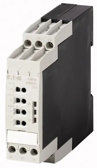 Produktfoto 1 von Eaton Überwachungsrelais, für Phase, Spannung 300 → 500V ac 3-phasig 4A Überspannung, Unterspannung 3A