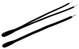 Produktfoto 1 von Vishay NTCLE413 NTC-Thermistor 10 kΩ, NTC, 2.5 s 10 mm, -3.75 % /K 1 m, Temperaturmessung, Steuerung, Kompensation,