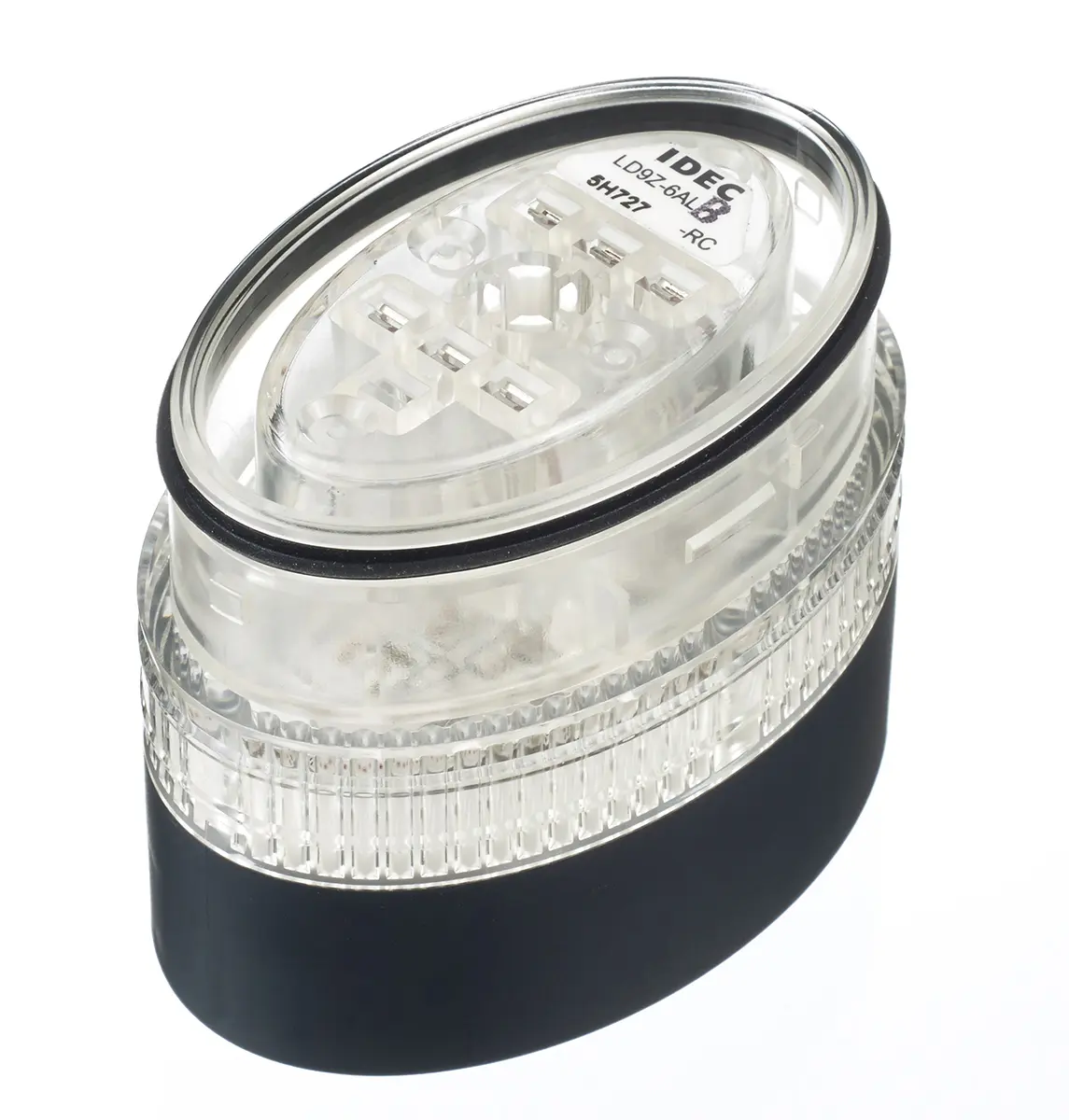 Produktfoto 1 von Idec LD9Z LED Blinkend, Dauer Signalleuchte Rot, 24 V ac/dc, Ø 60mm