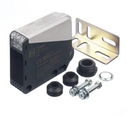 Idec SA1U Kubisch Optischer Sensor, Hintergrundunterdrückung, Relais Ausgang, Feder