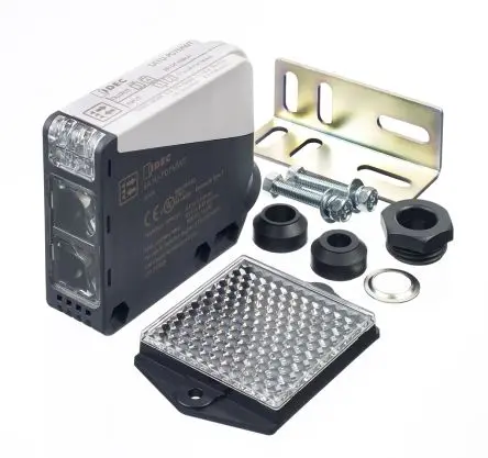 Produktfoto 1 von Idec SA1U Kubisch Optischer Sensor, Reflektierend, NPN/PNP Ausgang, Feder