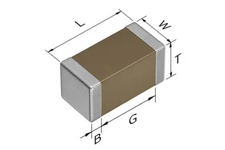 Produktfoto 1 von TDK, CGA, Oberfläche Keramik-Vielschichtkondensator X7R, 1 μF ±10 % / 35V dc, Gehäuse 0603, AEC-Q200