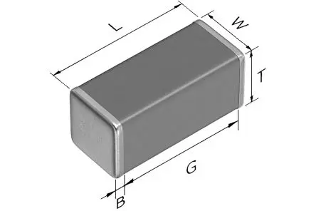 TDK, C, Oberfläche Keramik-Vielschichtkondensator C0G, 100 nF ±5 % / 250V dc, Gehäuse 1812