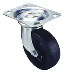 Revvo Drehlager Lenkrolle, Rad ø 102mm, 225kg, Ges H. 127mm, Rad B. 25mm, 127 x 127mm, Platte, Nylon-Material