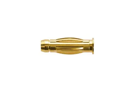 Produktfoto 1 von Schutzinger 4 mm Stecker Gold Bananenstecker, Kontakt Gold, 33 V ac, 70V dc 32A