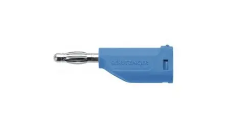 Produktfoto 1 von Schutzinger 4 mm Stecker Rot Bananenstecker, Kontakt Nickel, 33V ac, 70 V ac 16A Lot