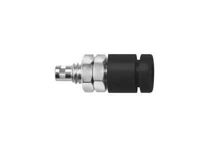 Produktfoto 1 von Schutzinger 2 mm Buchse Schwarz Buchse für Laborstecker, Kontakt Nickel, 33 V ac, 70V dc 10A Lot