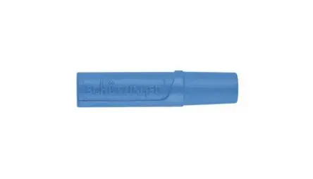 Produktfoto 1 von Schutzinger 2 mm Buchse Rot Bananensteckerkupplung, Kontakt Nickel, 70V dc 10A Lot