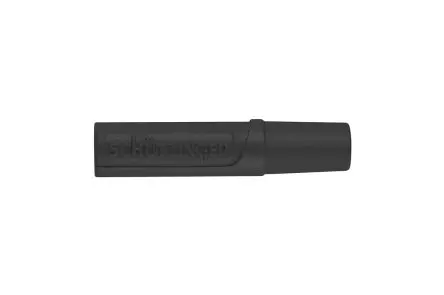 Produktfoto 1 von Schutzinger 4 mm Buchse Schwarz Bananensteckerkupplung, Kontakt Nickel, 33 V ac, 70V dc 10A Lot