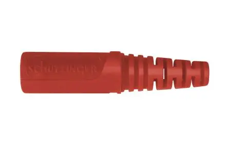 Produktfoto 1 von Schutzinger 4 mm Buchse Rot Bananensteckerkupplung, Kontakt Nickel, 33 V ac, 70V dc 32A Lot