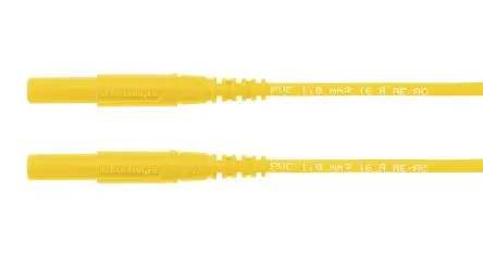Produktfoto 1 von Schutzinger Messleitung 16A Stecker, Gelb Polyvinylchlorid-isoliert 2 m, 1kV