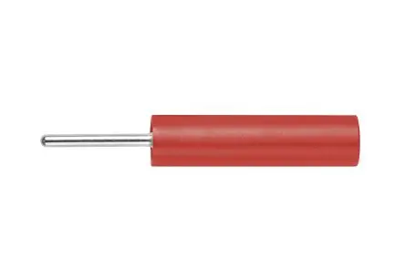 Produktfoto 1 von Schutzinger 4 mm Buchse Rot Buchse für Laborstecker, Kontakt Nickel, 1000V 20A PC-Stift