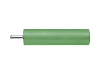 Produktfoto 1 von Schutzinger 4 mm Buchse Grün Buchse für Laborstecker, Kontakt Nickel, 1000V 20A PC-Stift