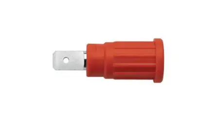 Produktfoto 1 von Schutzinger 4 mm Buchse Rot Buchse für Laborstecker, Kontakt Nickel, 1000V 32A PC-Stift